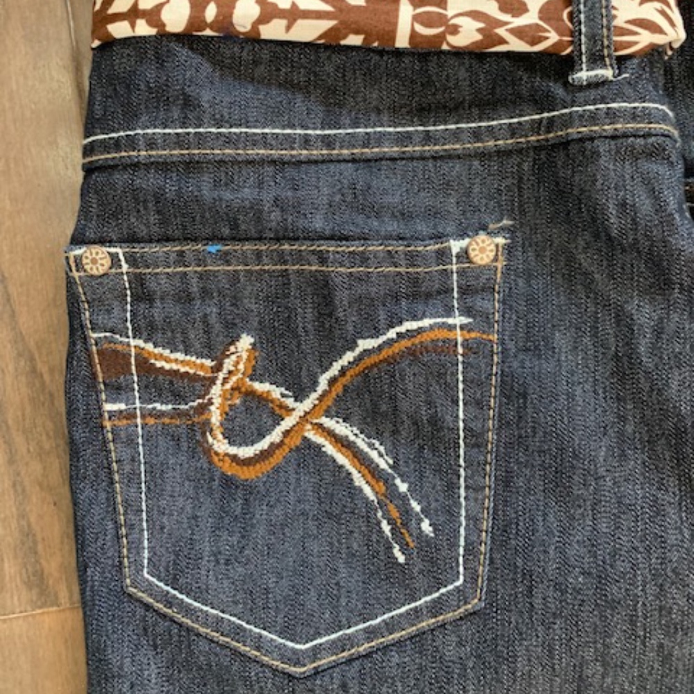 So Wear It to Declare It Women's Denim Mini Skirt - Picture 3 of 5